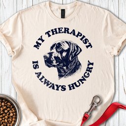 Hungry Therapist Labrador T Shirt Gift For Dog Lover
