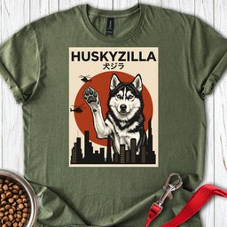 Huskyzilla T Shirt Gift For Dog Lover