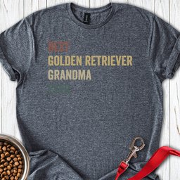 Golden Retriever Grandma T Shirt Gift For Grandma