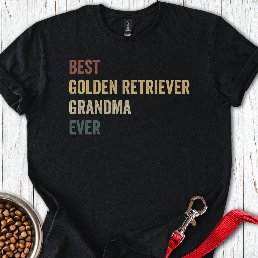 Golden Retriever Grandma T Shirt Gift For Grandma
