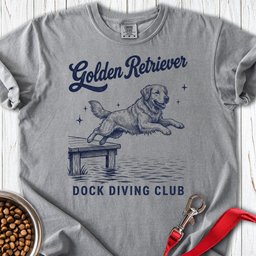 Golden Retriever Dock Diving Club Premium Tee Gift For Dog Lover