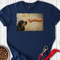 God Creates Black Tan Cocker Spaniel T Shirt Gift For Dog Lover