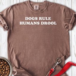 Dogs Rule Premium Tee Gift For Dog Lover
