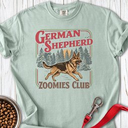 German Shepherd Zoomies Club Premium Tee Gift For Dog Lover