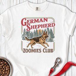 German Shepherd Zoomies Club Premium Tee Gift For Dog Lover