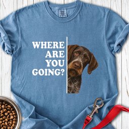 German Wirehaired Pointer Alert Premium Tee Gift For Dog Lover