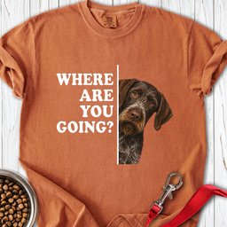 German Wirehaired Pointer Alert Premium Tee Gift For Dog Lover