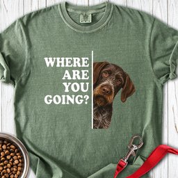 German Wirehaired Pointer Alert Premium Tee Gift For Dog Lover