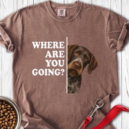 German Wirehaired Pointer Alert Premium Tee Gift For Dog Lover