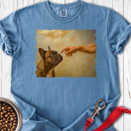 God Creates Frenchie Premium Tee Gift For Dog Lover