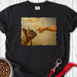 God Creates Frenchie Premium Tee Gift For Dog Lover