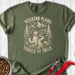 Hiking Golden Retriever T Shirt Gift For Dog Lover