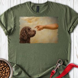 God Creates Labradoodle T Shirt Gift For Dog Lover