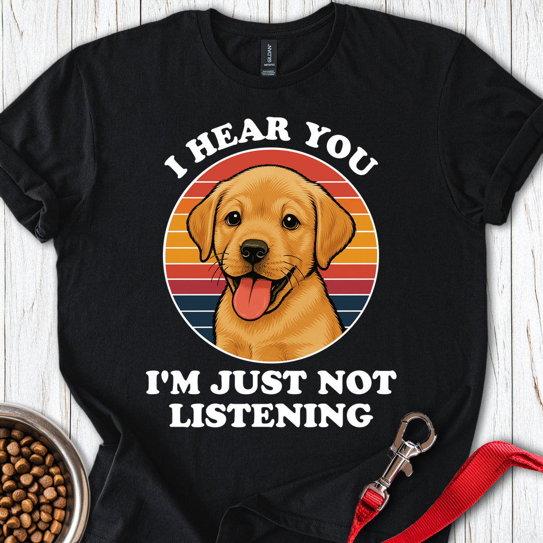 Funny Yellow Labrador Puppy T Shirt Gift For Dog Lover