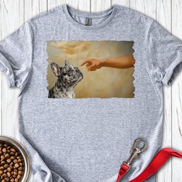God Creates Merle Frenchie T Shirt Gift For Dog Lover