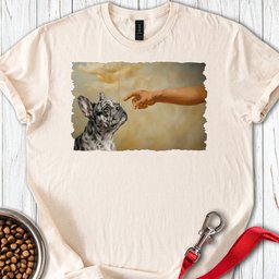 God Creates Merle Frenchie T Shirt Gift For Dog Lover