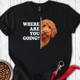 Following Labradoodle T Shirt Gift For Dog Lover