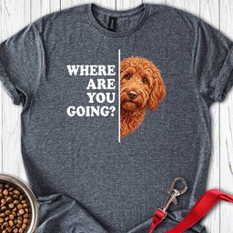 Following Labradoodle T Shirt Gift For Dog Lover