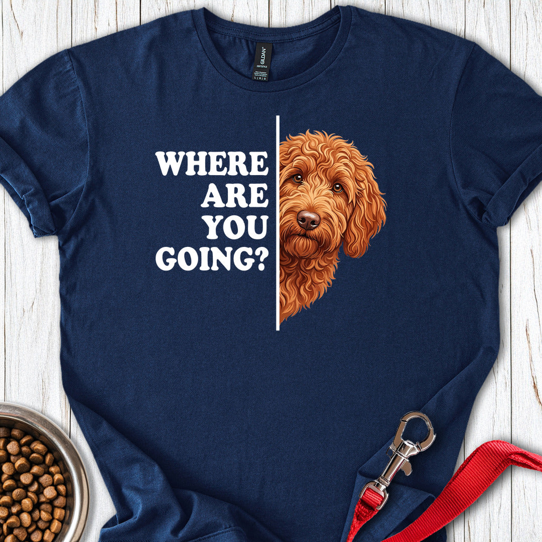 Following Labradoodle T Shirt Gift For Dog Lover