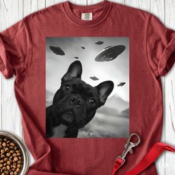 French Bulldog Ufo Premium Tee Gift For Dog Lover