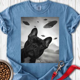 French Bulldog Ufo Premium Tee Gift For Dog Lover