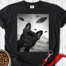 French Bulldog Ufo Premium Tee Gift For Dog Lover