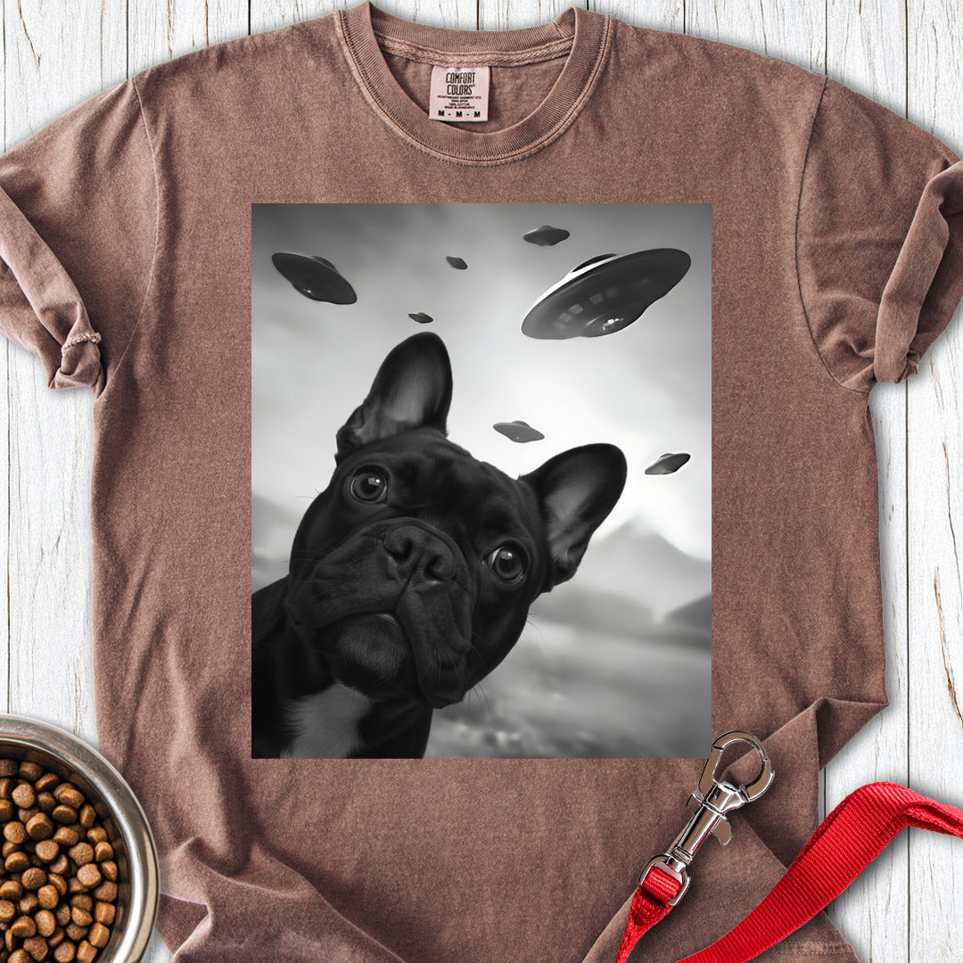 French Bulldog Ufo Premium Tee Gift For Dog Lover
