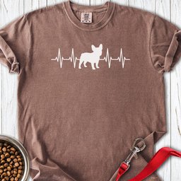 French Bulldog Heartbeat Premium Tee Gift For Dog Lover