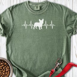 French Bulldog Heartbeat Premium Tee Gift For Dog Lover