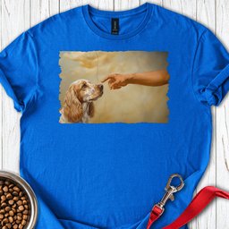 God Creates Lemon Roan Cocker Spaniel T Shirt Gift For Dog Lover