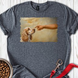 God Creates Lemon Roan Cocker Spaniel T Shirt Gift For Dog Lover