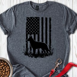German Shepherd USA T Shirt Gift For Dog Lover