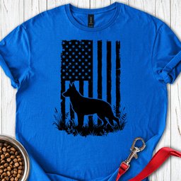 German Shepherd USA T Shirt Gift For Dog Lover