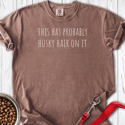 Husky Hair Premium Tee Gift For Dog Lover