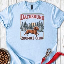 Dachshund Zoomies Club T Shirt Gift For Dog Lover