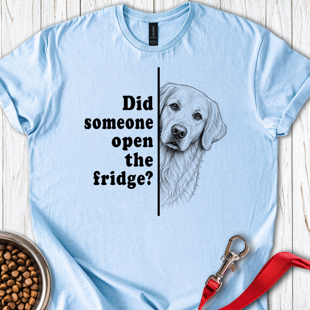 Golden Retriever Fridge T Shirt Gift For Dog Lover