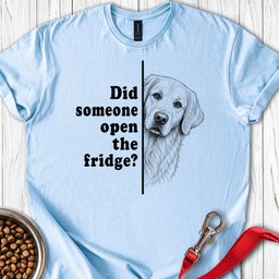 Golden Retriever Fridge T Shirt Gift For Dog Lover