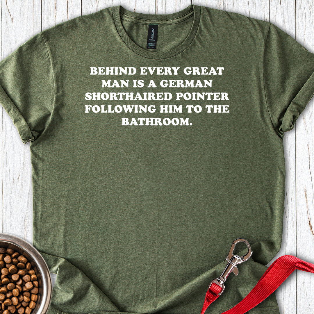 Great Man German Shorthaired Pointer T Shirt Gift For Dog Lover