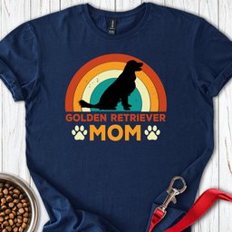 Golden Retriever Mom T Shirt Gift For Mom