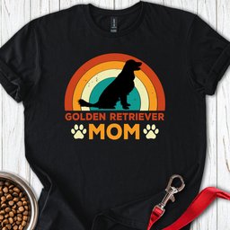 Golden Retriever Mom T Shirt Gift For Mom
