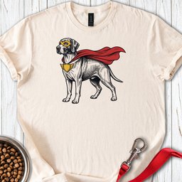 English Pointer Superhero T Shirt Gift For Dog Lover