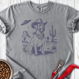 Great Dane Cowboy Ufo Premium Tee Gift For Dog Lover