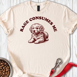 Golden Retriever Rage T Shirt Gift For Dog Lover
