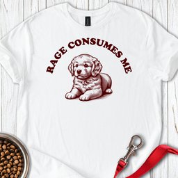 Golden Retriever Rage T Shirt Gift For Dog Lover