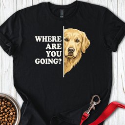 Golden Retriever Following T Shirt Gift For Dog Lover