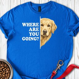 Golden Retriever Following T Shirt Gift For Dog Lover
