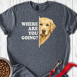 Golden Retriever Following T Shirt Gift For Dog Lover