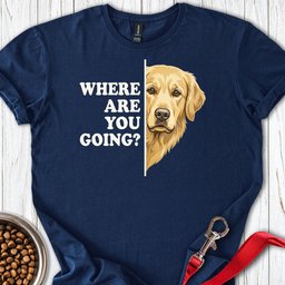 Golden Retriever Following T Shirt Gift For Dog Lover