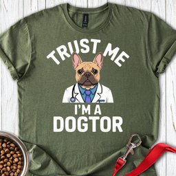 French Bulldog Dogtor T Shirt Gift For Dog Lover