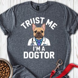 French Bulldog Dogtor T Shirt Gift For Dog Lover
